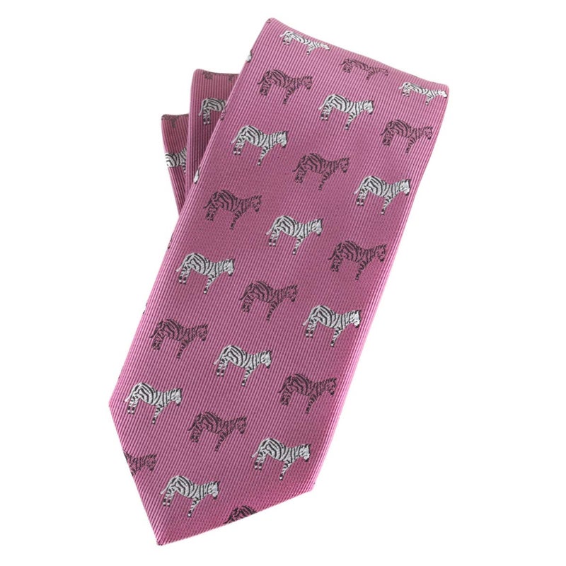 Secdtie Skinny Novelty neckties For Men Pink Graduation Silk Meeting Business Ties Textured Super Slim Tie for Dad - Image 3